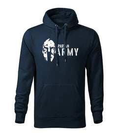 DRAGOWA spartan army muški pulover s kapuljačom 320 g/m², tamnoplavi