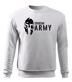 DRAGOWA Spartan Army muški pulover 300 g/m², bijeli