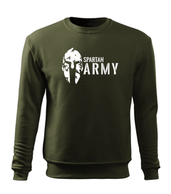 DRAGOWA muški spartan army pulover 300 g/m², maslinasto zeleni