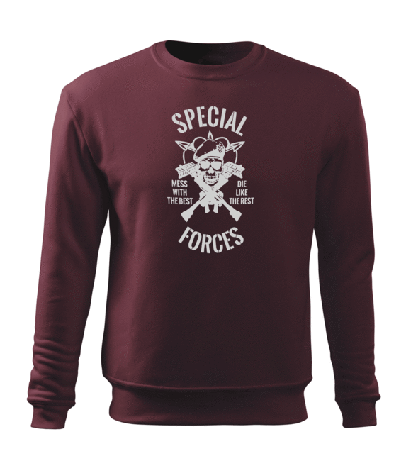 DRAGOWA special forces muški pulover 300 g/m², bordo