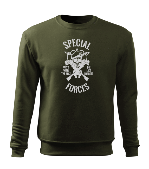 DRAGOWA special forces muški pulover 300 g/m², maslinasto zeleni