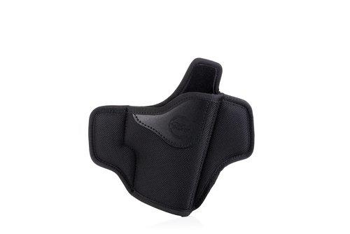Falco Mayer otvorena pancake futrola na remen OWB najlonska Glock 19, crna desna