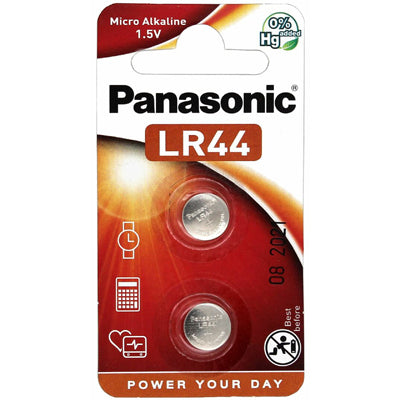 Panasonic LR44 gumbasta baterija, 2 kom