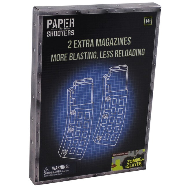 PAPER SHOOTERS Sklapajući set oružja okvir Zombie, 2 pakiranja