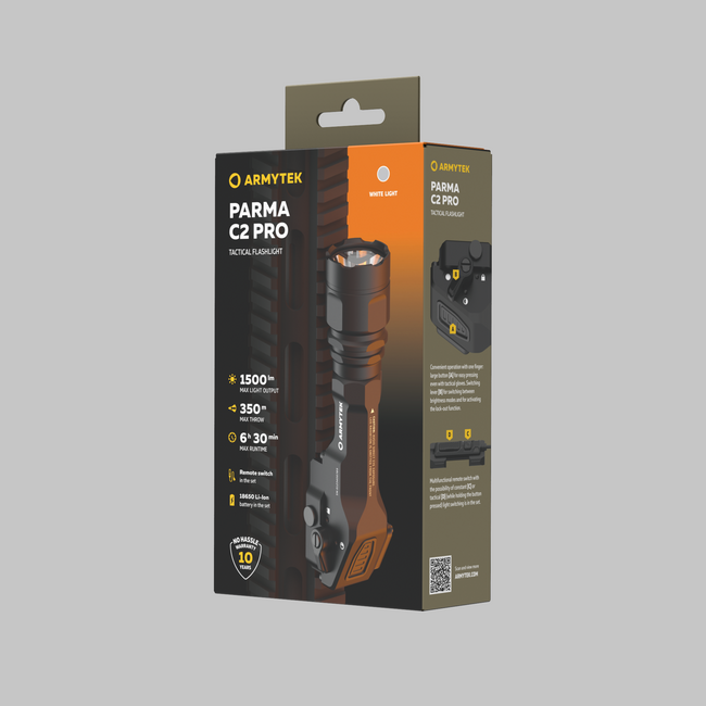 Armytek Parma C2 Pro kompaktna svjetiljka za oružje punjiva 1500lm