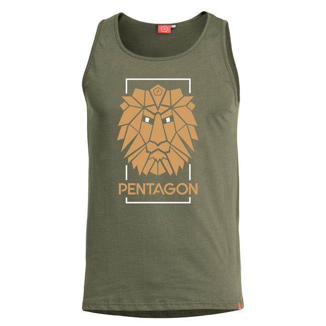 Pentagon Astir Lion majica bez rukava, maslinasto zelena