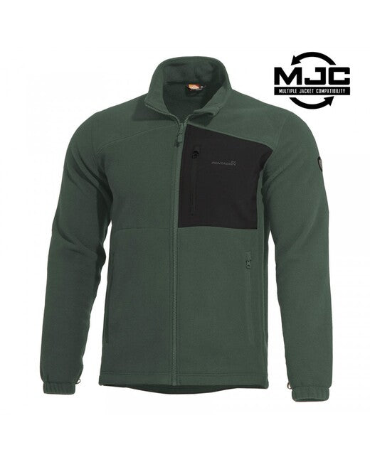 Pentagon Athos 2.0 flis jakna, Forest Night green