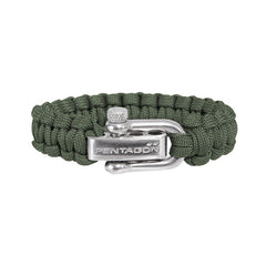 Pentagon narukvica paracord, zelena