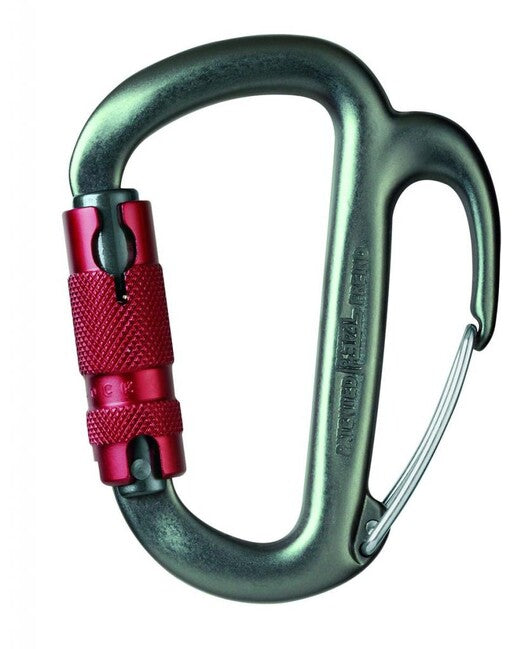 Petzl Freino karabiner za spuštanje Twist-Lock, sa zaštitom brava