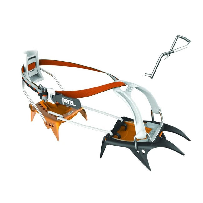 Petzl Irvis Hybrid dereze Leverlock