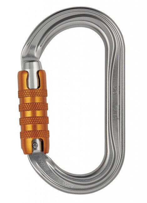 Petzl OK Triact Lock karabiner ovalan s automatskim osiguračem
