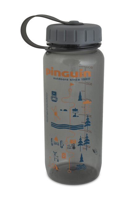 Pinguin Tritan Slim Bottle 0.65L 2020 boca, siva