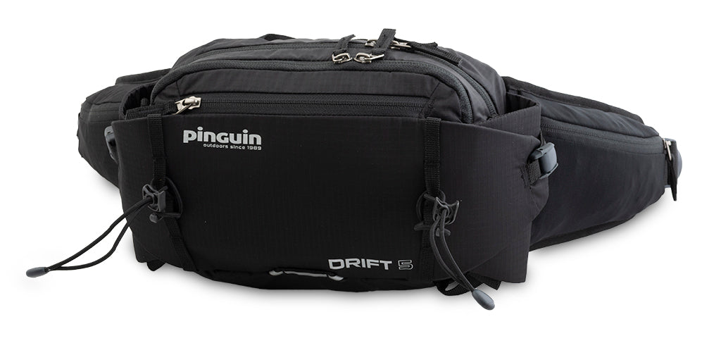 Pinguin Drift 5 pojasna torbica Nylon, 5 L, crna