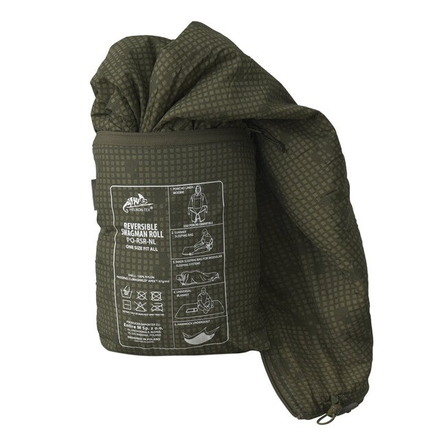 Helikon-Tex SWAGMAN ROLL obostrani pončo - Pencott Wildwood / Snowdrift