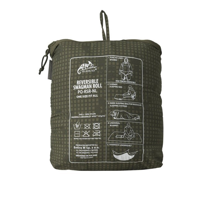 Helikon-Tex SWAGMAN ROLL obostrani pončo - Pencott Wildwood / Snowdrift