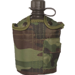 Mil-Tec US čuturica 1l s ALU zdjelom, woodland