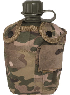 Mil-Tec US čuturica 1l s ALU zdjelom, MultiCam