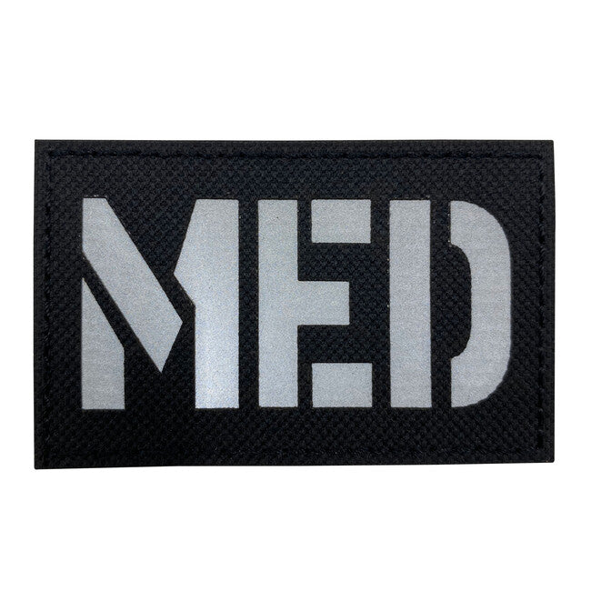 WARAGOD Reflective MED Patch našivak, Black