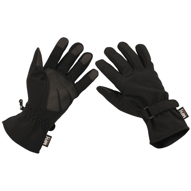 MFH Professional Softshell rukavice, crne