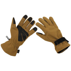 MFH Professional softshell rukavice, Coyote Tan