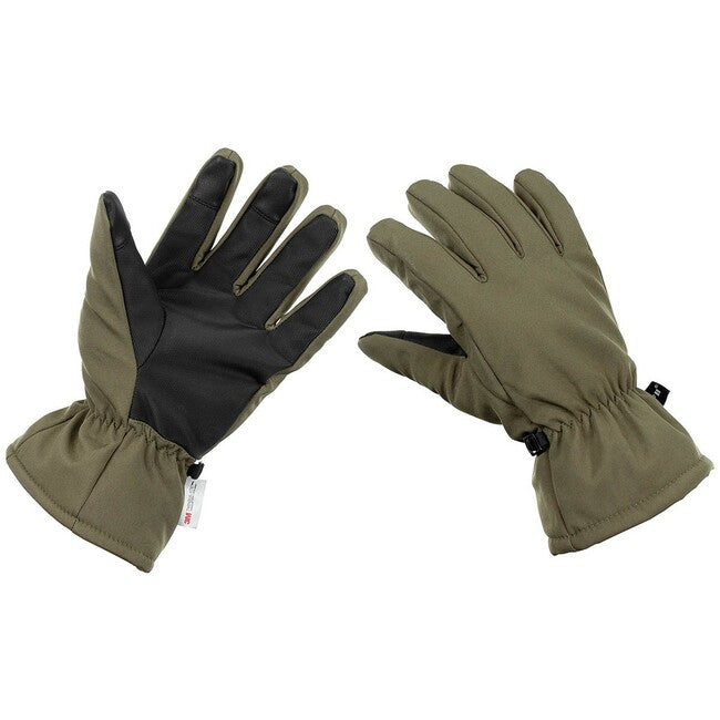 MFH Softshell rukavice s izolacijom 3M™ Thinsulate™, OD green