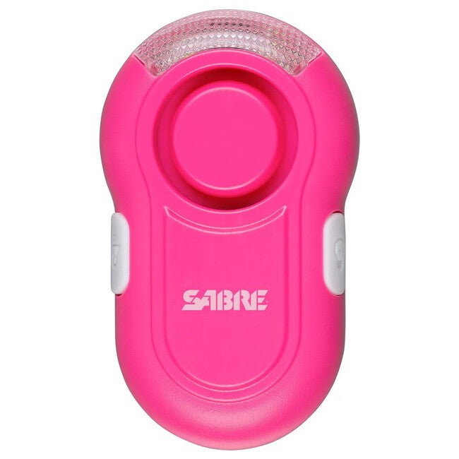 SABRE RED Clip-On LED osobni alarm 120db, ružičasti