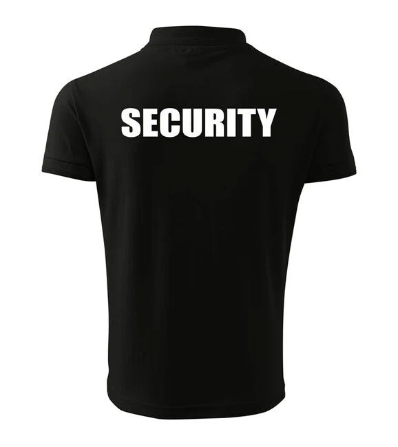 DRAGOWA SBS - SECURITY polo majica, crna