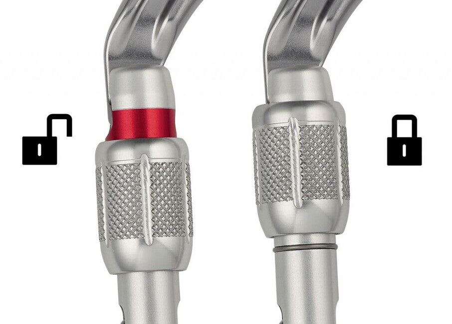 Petzl OK karabiner Screw Lock ovalan s vijčanom zaštitom