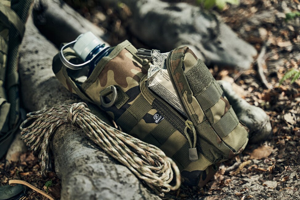 Brandit Molle navlaka na bocu II s torbicom, woodland