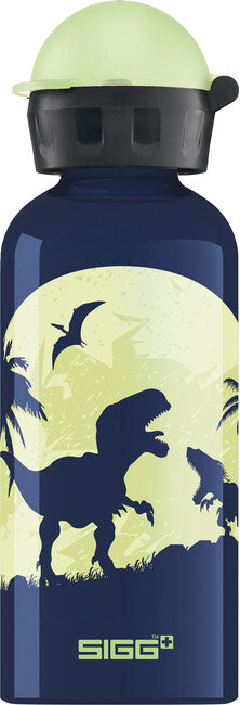 SIGG Kids aluminijska boca za piće Glow Moon Dinos, 0,4 l