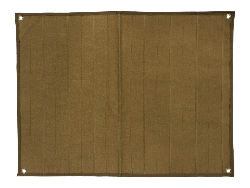 WARAGOD Small Velcro Panel Blanket with 4 eyelets, Tan
