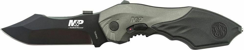 S&W M&P 2nd Generation nož taktički 8,9 cm, crni, aluminij, guma