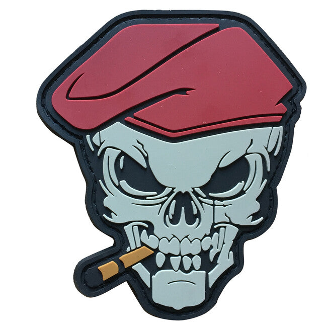 WARAGOD Smoking Skull našivak PVC Patch