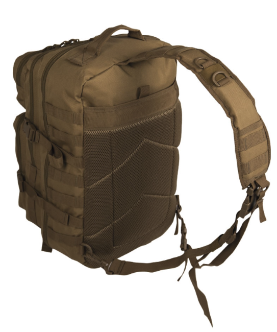 Mil-Tec Assault Large ruksak s jednom naramenicom, coyote, 29L