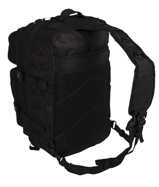 Mil-Tec Assault large ruksak s jednom naramenicom, crni 29L