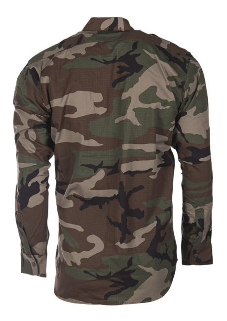 Mil-Tec Ripstop košulja s dugim rukavom, Woodland