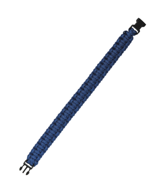Mil-Tec Survival paracord narukvica 15mm, plava