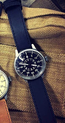 Mil-Tec Pilot Retro sat, crni