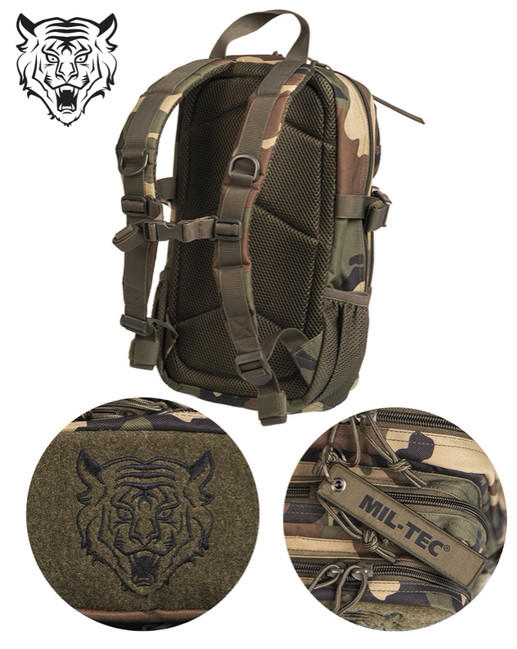 Mil-Tec US assault dječji ruksak, woodland, 14L