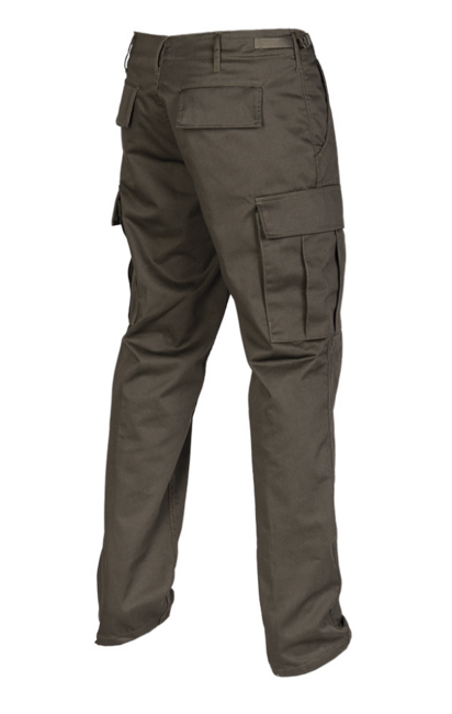 Mil-Tec US Ranger BDU STRAIGHT CUT hlače, maslinasto zelene