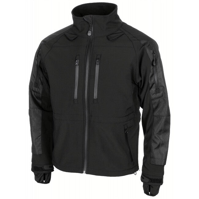 MFH Protect jakna softshell, crna