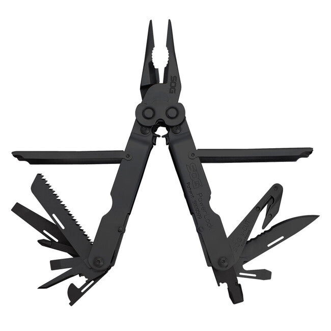SOG POWERLOCK Multi-Tool multifunkcionalni alat EOD s V-CUTTER, Black Oxide, NYLON SHEATH