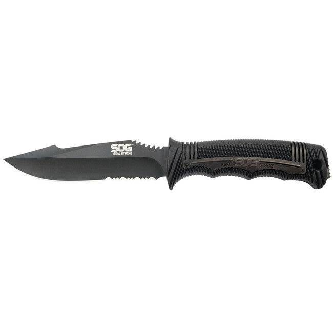 SOG SEAL STRIKE fiksni nož - Black TINI, DELUXE SHEATH
