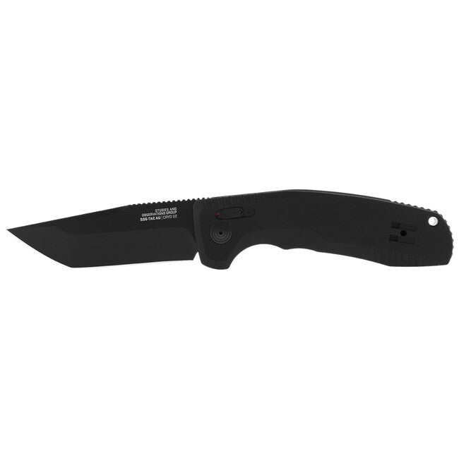 SOG SOG-TAC AU automatski nož tanto, Black / STRAIGHT EDGE