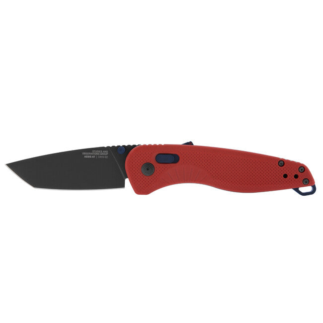 SOG AEGIS AT sklopivi nož tanto, Rescue Red & Indigo