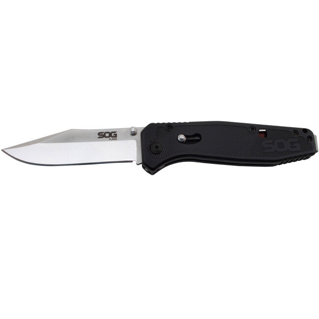 SOG FLARE sklopivi nož Satin, STRAIGHT