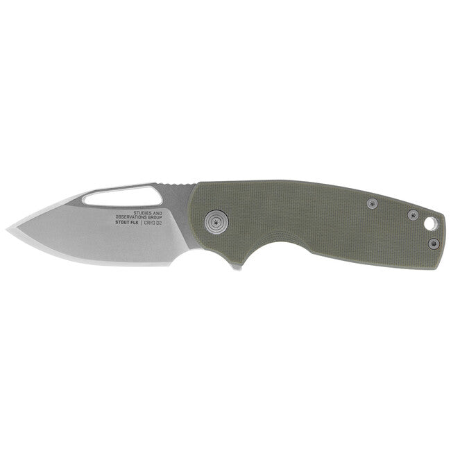 SOG Stout FLK sklopivi nož, OD Green + Stonewash