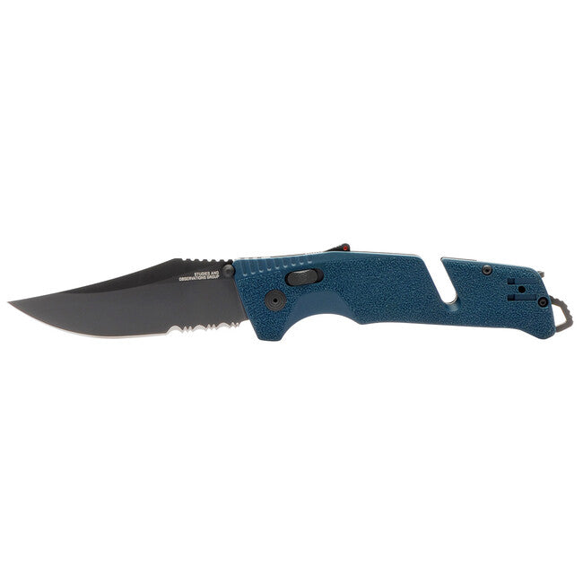 SOG Trident AT sklopivi nož, Uniform Blue, Partially Serrated