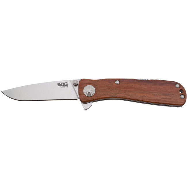 SOG TWITCH II sklopivi nož - WOOD HANDLE