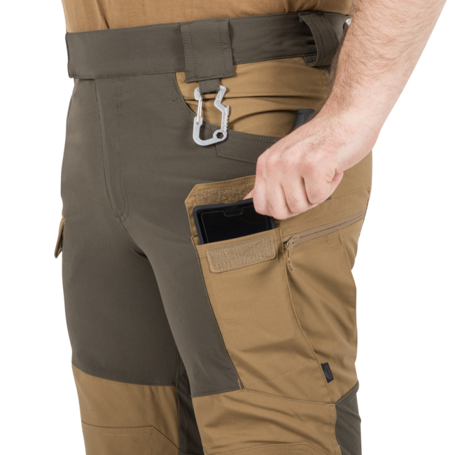 Helikon-Tex Hybrid Outback hlače DuraCanvas, coyote/crne
